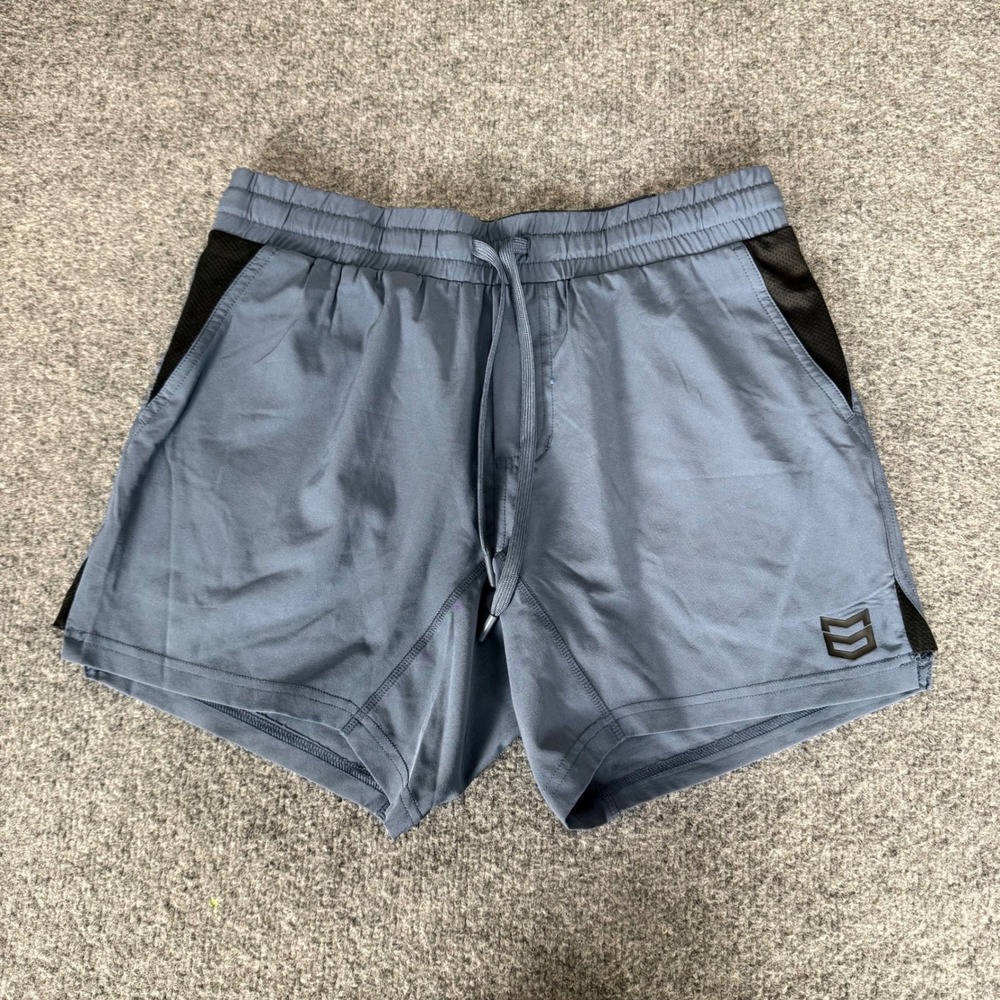 MTN OPS Mens Small Blue Training Shorts Athletic Gym Workout Performance Stretch